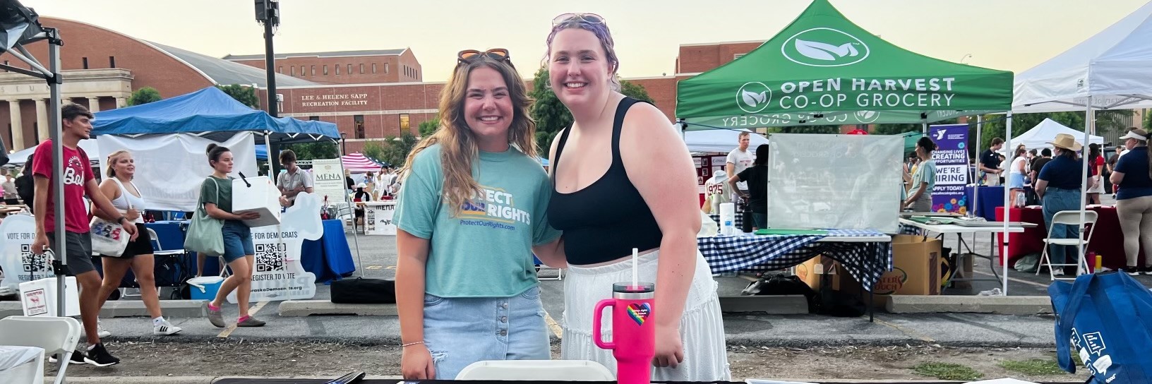 Students at Big Red Welcome